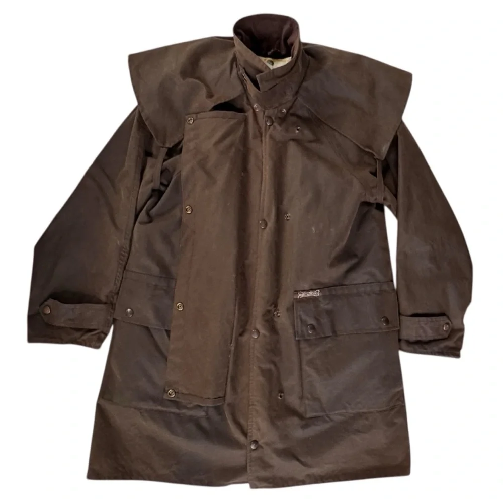 Driza-bone Australia Short Weatherall Coat with Sherpa Wool Liner | XS - Picture 5 of 11